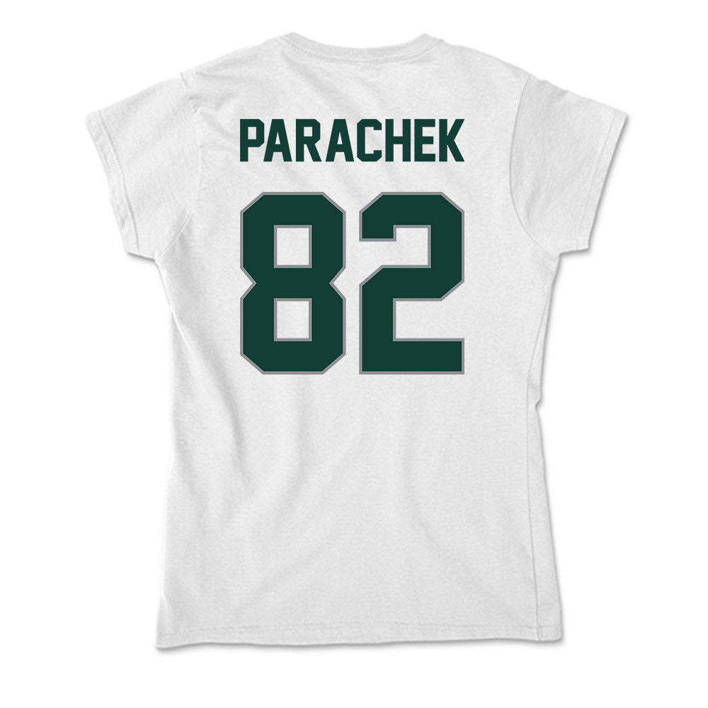 Michigan State - NCAA Football : Brennan Parachek - Soft Style Women’s T-Shirt-1