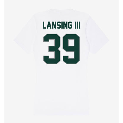 Michigan State - NCAA Football : Jack Lansing III - Women's V-Neck T-Shirt-1