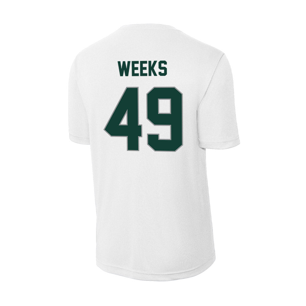 Michigan State - NCAA Football : Alex Weeks - Activewear T-Shirt-1