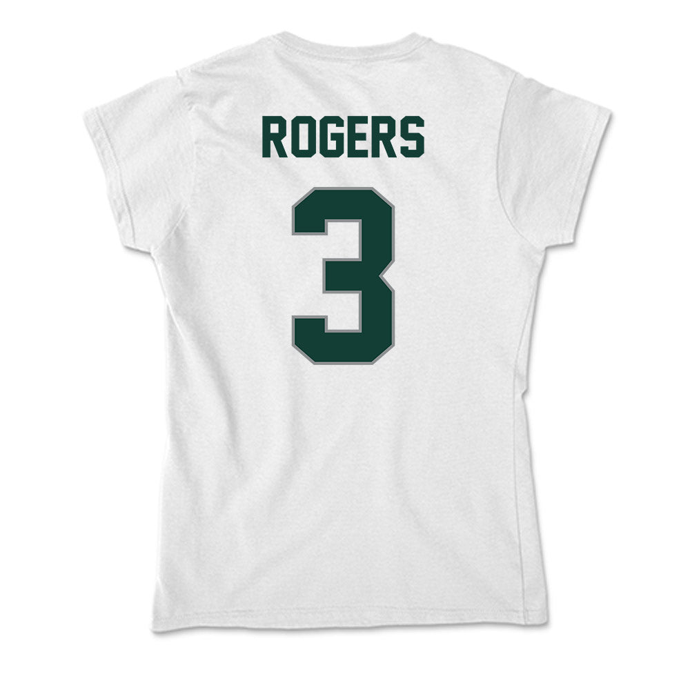 Michigan State - NCAA Women's Soccer : Mekenzie Rogers - Soft Style Women’s T-Shirt-1