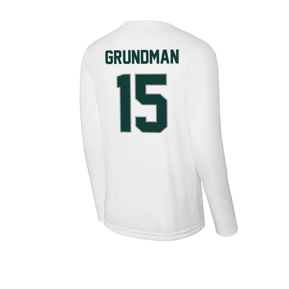 Michigan State - NCAA Baseball : Gannon Grundman - Activewear Long Sleeve T-Shirt-1