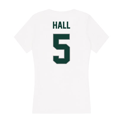Michigan State - NCAA Football : Jordan Hall - Women's V-Neck T-Shirt-1