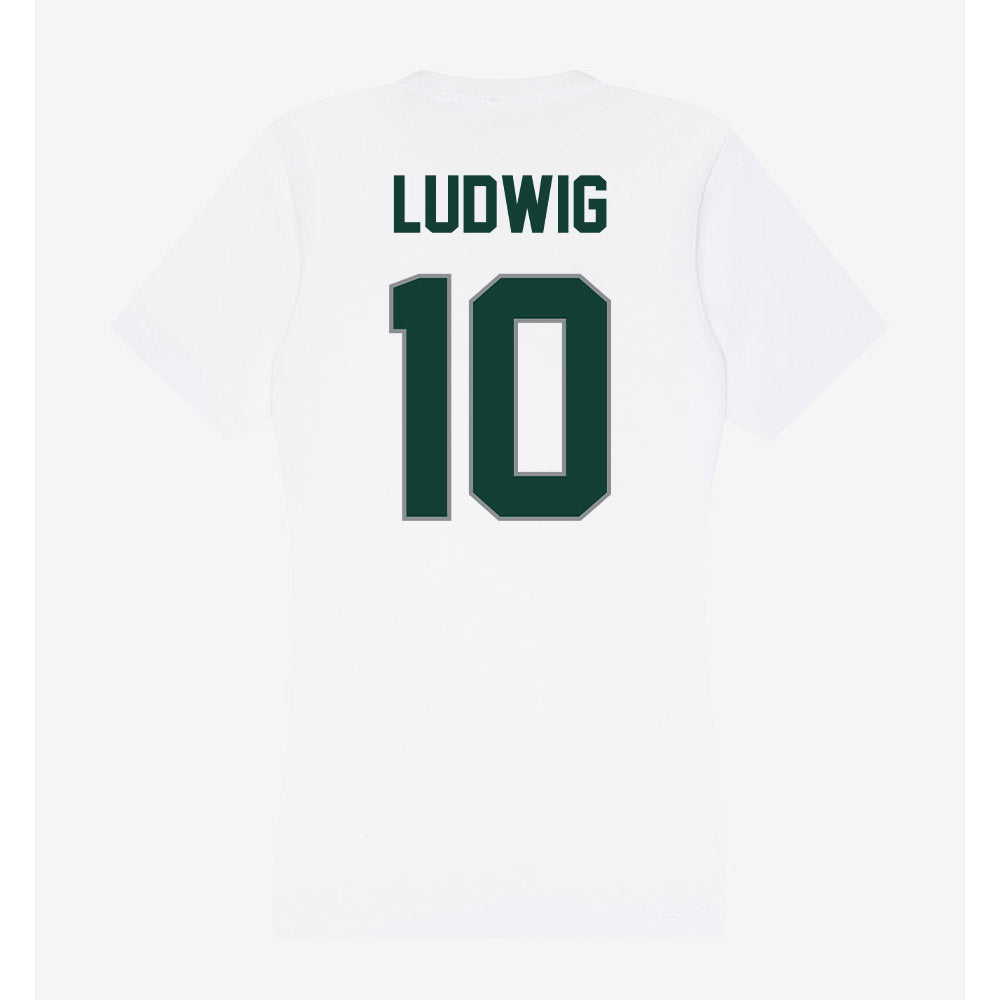 Michigan State - NCAA Men's Soccer : Richie Ludwig - Women's V-Neck T-Shirt-1