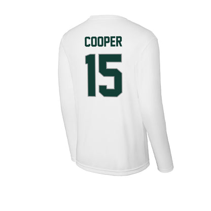 Michigan State - NCAA Men's Basketball : Carson Cooper - Activewear Long Sleeve T-Shirt-1