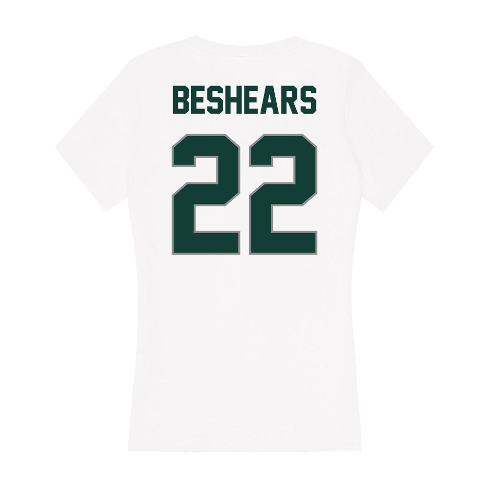 Michigan State - NCAA Softball : Britain Beshears - Women's V-Neck T-Shirt-1