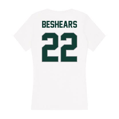 Michigan State - NCAA Softball : Britain Beshears - Women's V-Neck T-Shirt-1