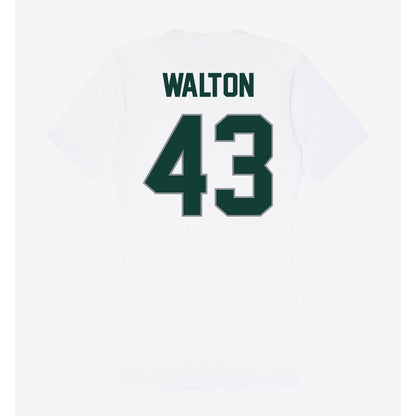 Michigan State - NCAA Men's Basketball : Colin Walton - Women's V-Neck T-Shirt-1