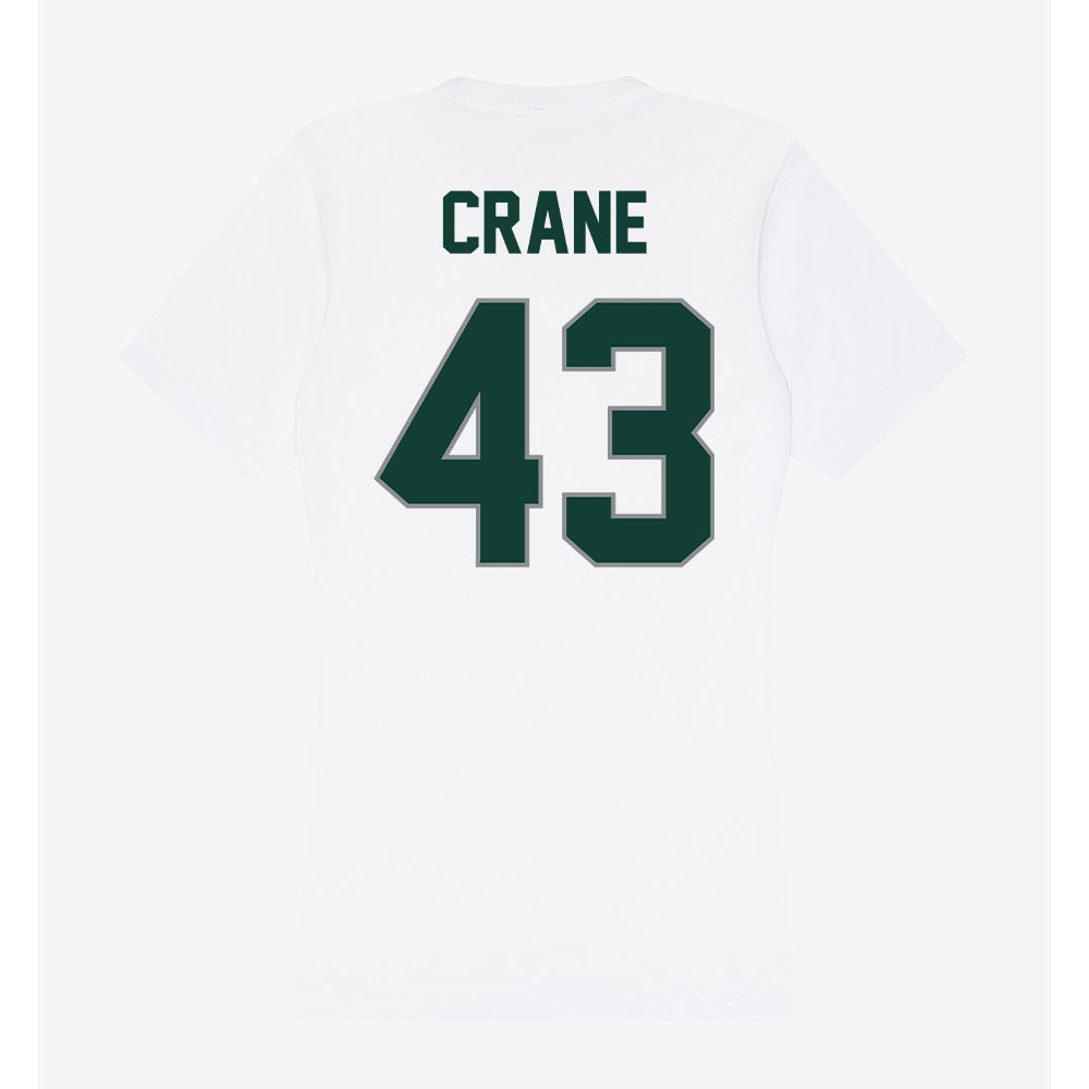 Michigan State - NCAA Baseball : Bobby Crane - Women's V-Neck T-Shirt-1