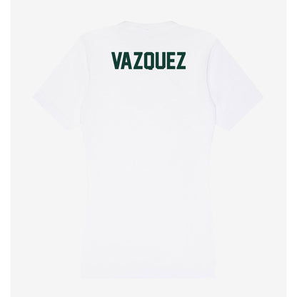 Michigan State - NCAA Cheerleading : Xavier Vazquez - Women's V-Neck T-Shirt-1