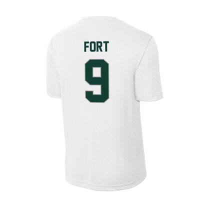 Michigan State - NCAA Men's Basketball : Lorenzo Fort - Activewear T-Shirt-1