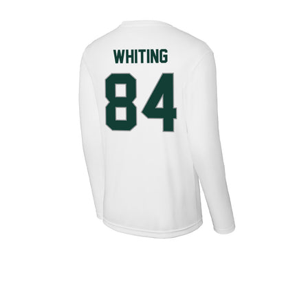 Michigan State - NCAA Football : Eddie Whiting - Activewear Long Sleeve T-Shirt-1