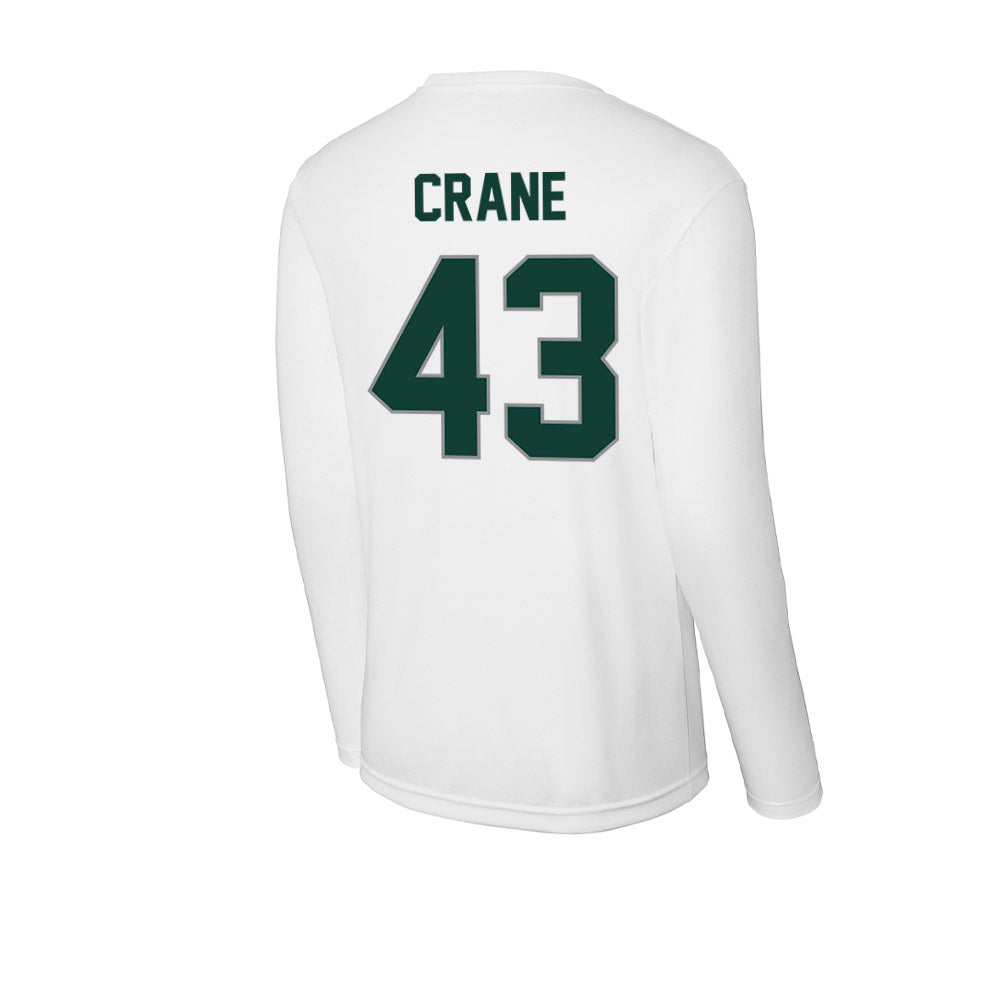 Michigan State - NCAA Baseball : Bobby Crane - Activewear Long Sleeve T-Shirt-1