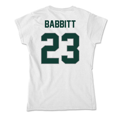 Michigan State - NCAA Football : Peyton Babbitt - Soft Style Women’s T-Shirt-1