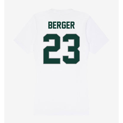 Michigan State - NCAA Women's Volleyball : Cameron Berger - Women's V-Neck T-Shirt-1