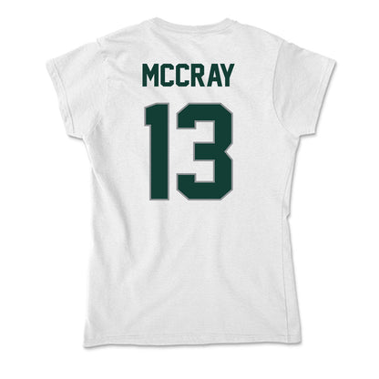 Michigan State - NCAA Football : Chrishon McCray - Soft Style Women’s T-Shirt-1