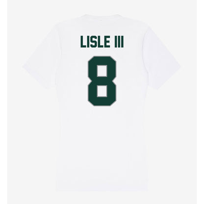 Michigan State - NCAA Football : Trey Lisle III - Women's V-Neck T-Shirt-1