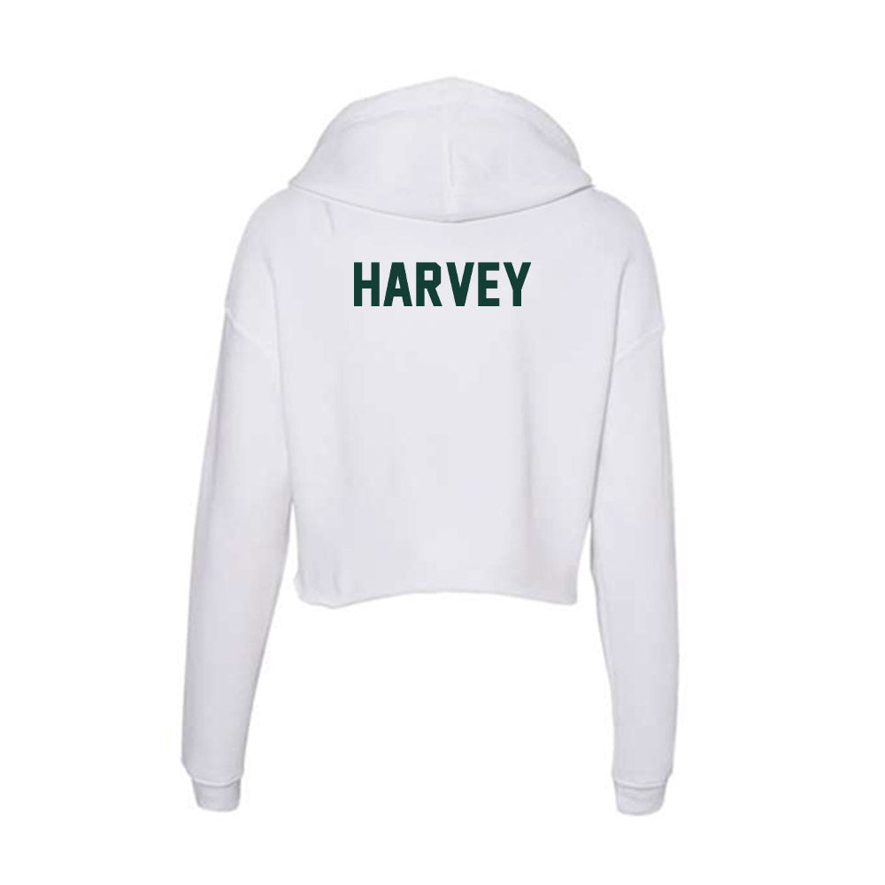 Michigan State - NCAA Dance Team : Saniya Harvey - Women's Crop Fleece Hoodie-1