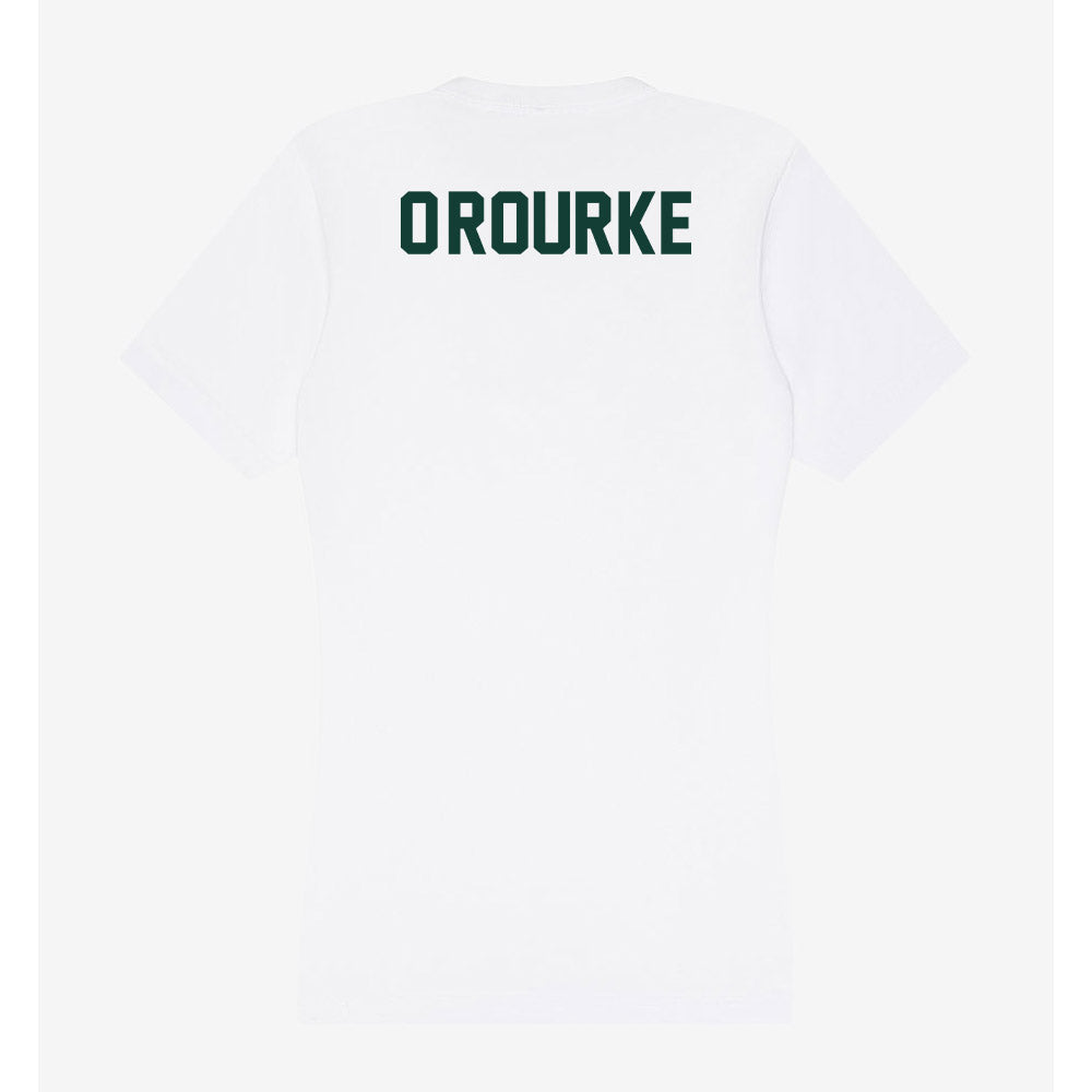 Michigan State - NCAA Men's Cross Country : Kyle O'Rourke - Women's V-Neck T-Shirt-1