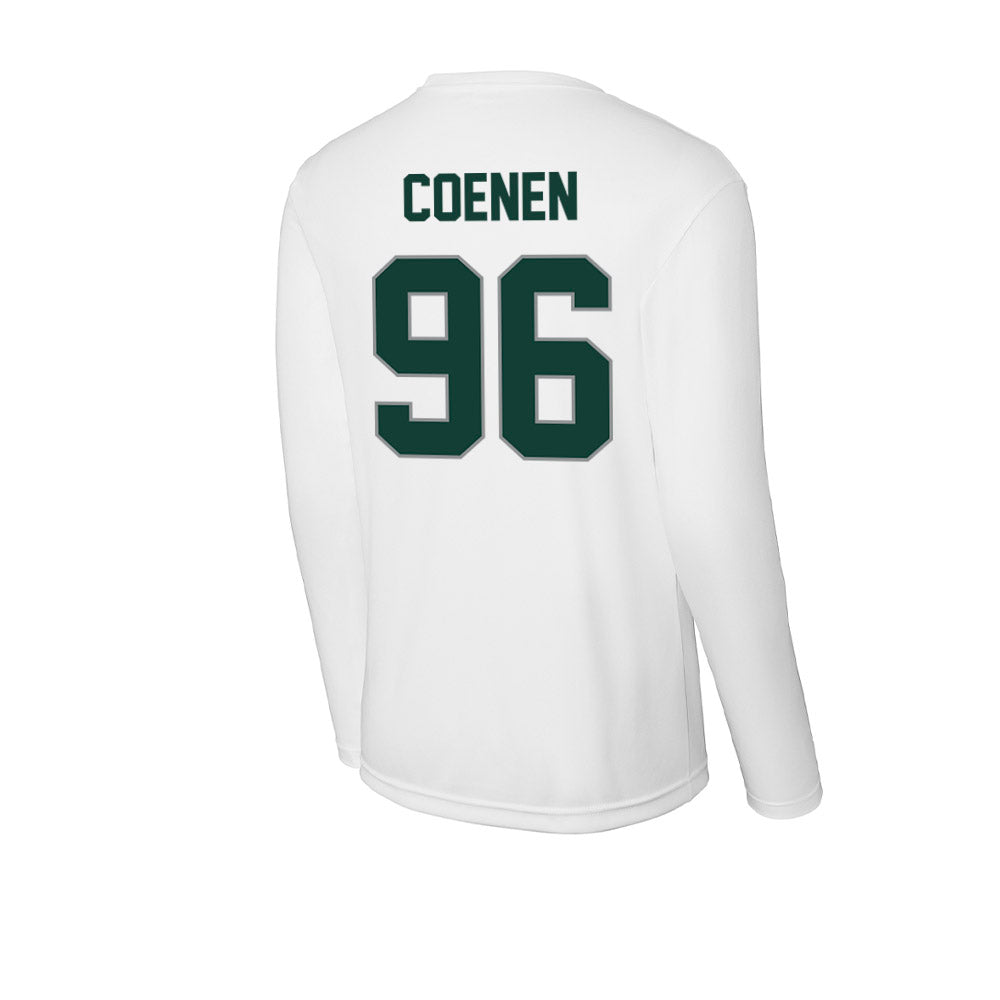 Michigan State - NCAA Football : Eli Coenen - Activewear Long Sleeve T-Shirt-1