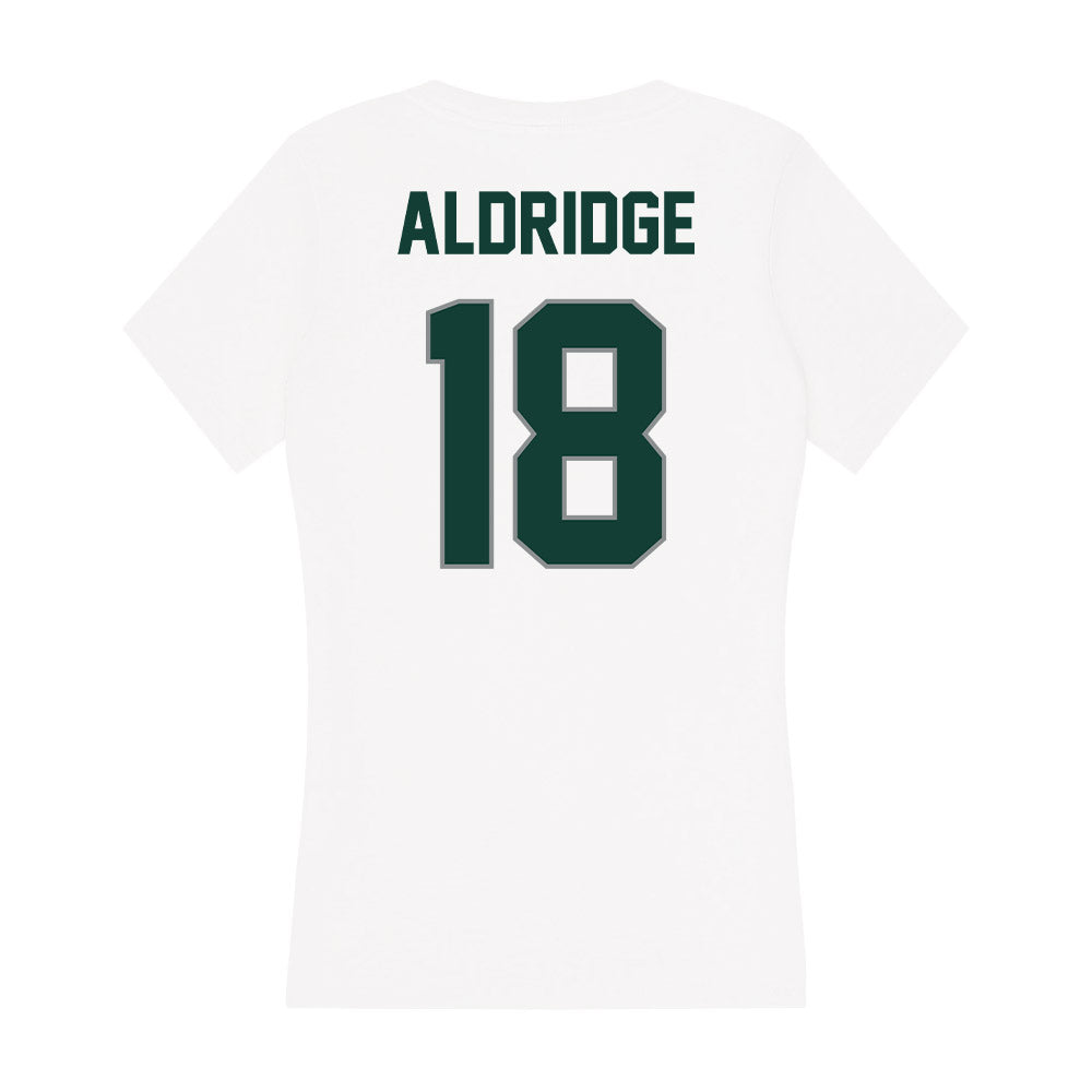 Michigan State - NCAA Baseball : Gunner Aldridge - Women's V-Neck T-Shirt-1