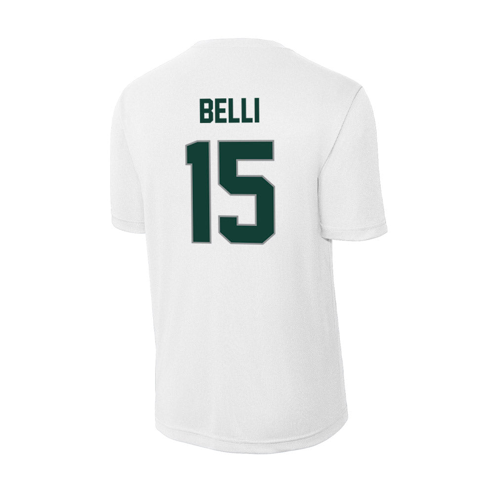Michigan State - NCAA Women's Soccer : Julia Belli - Activewear T-Shirt-1