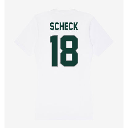 Michigan State - NCAA Women's Volleyball : Breccan Scheck - Women's V-Neck T-Shirt-1