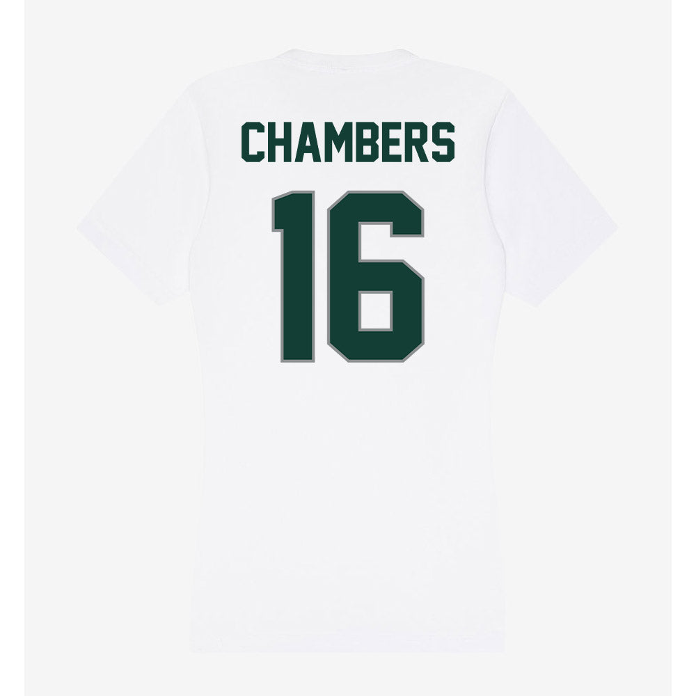 Michigan State - NCAA Baseball : Brady Chambers - Women's V-Neck T-Shirt-1