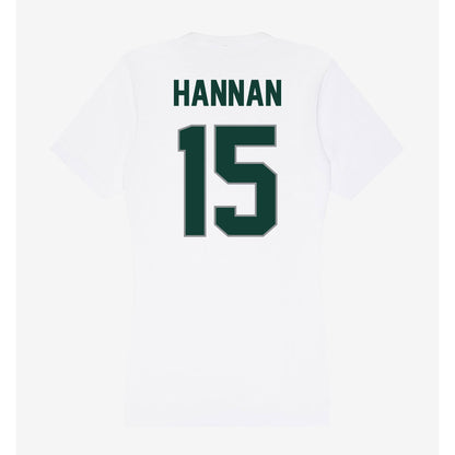 Michigan State - NCAA Football : Leo Hannan - Women's V-Neck T-Shirt-1