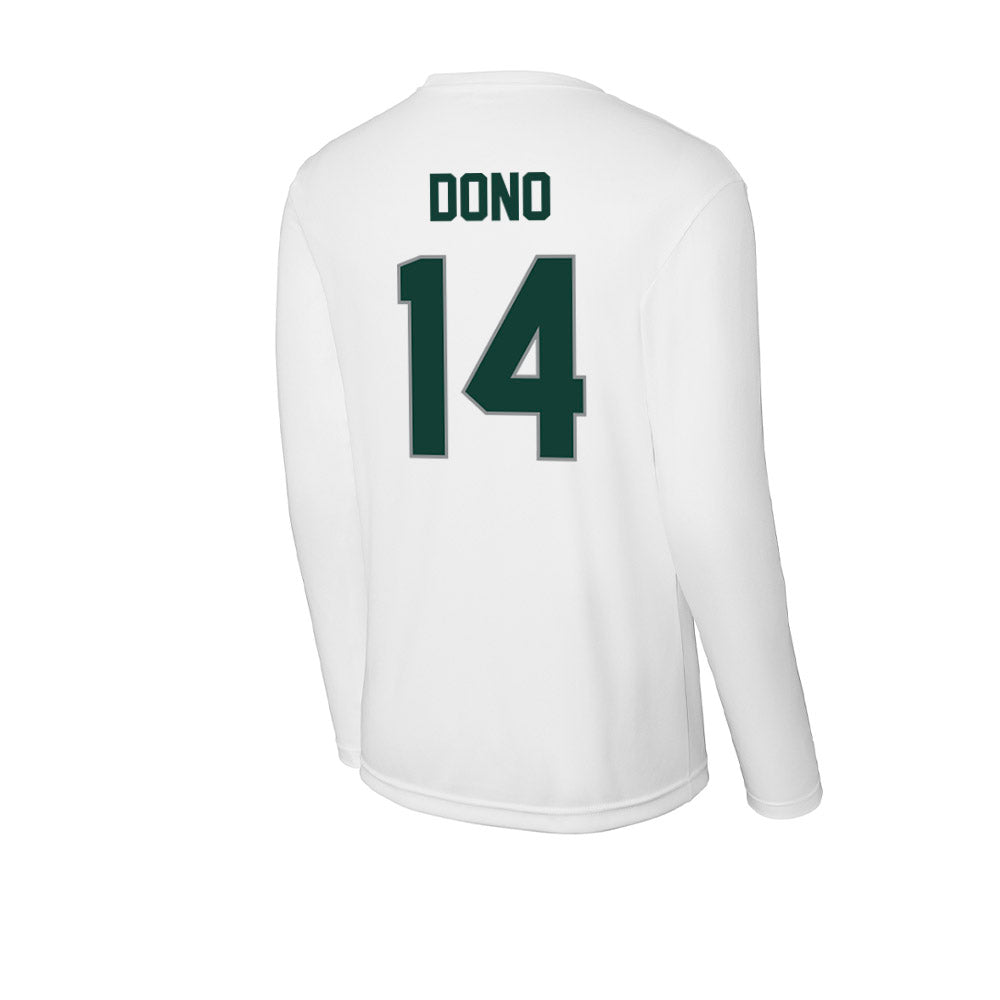 Michigan State - NCAA Men's Soccer : Dominic Dono - Activewear Long Sleeve T-Shirt-1