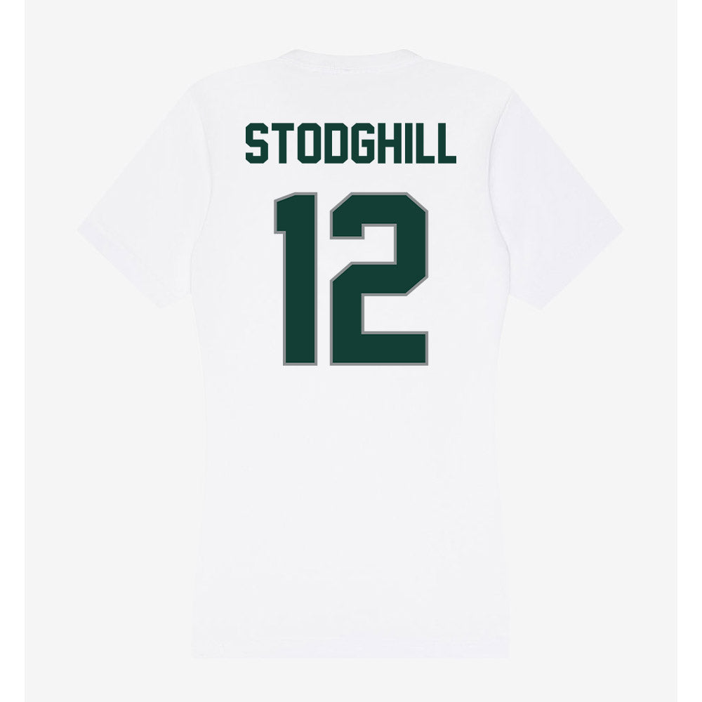 Michigan State - NCAA Football : Cam Stodghill - Women's V-Neck T-Shirt-1