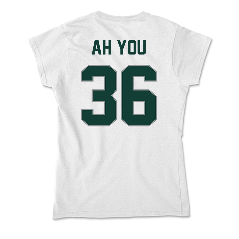 Michigan State - NCAA Football : Leonard Ah You - Soft Style Women’s T-Shirt-1