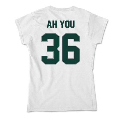 Michigan State - NCAA Football : Leonard Ah You - Soft Style Women’s T-Shirt-1
