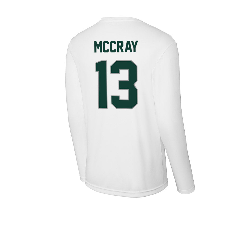 Michigan State - NCAA Football : Chrishon McCray - Activewear Long Sleeve T-Shirt-1