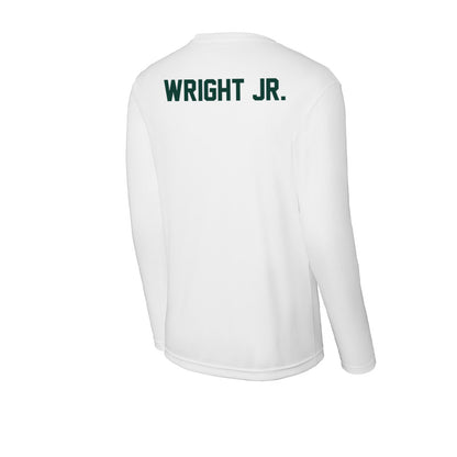 Michigan State - NCAA Football : Robert Wright Jr. - Activewear Long Sleeve T-Shirt-1