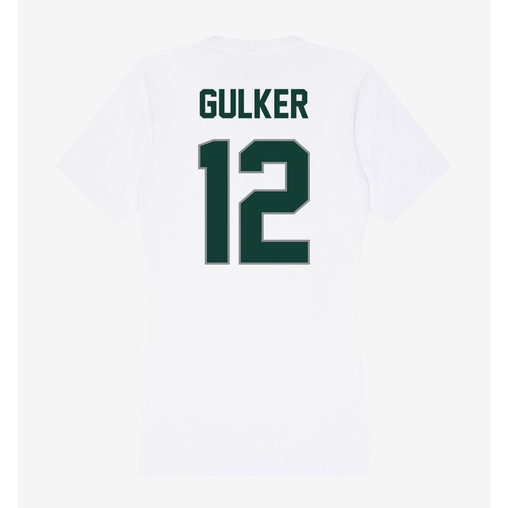 Michigan State - NCAA Football : Carson Gulker - Women's V-Neck T-Shirt-1