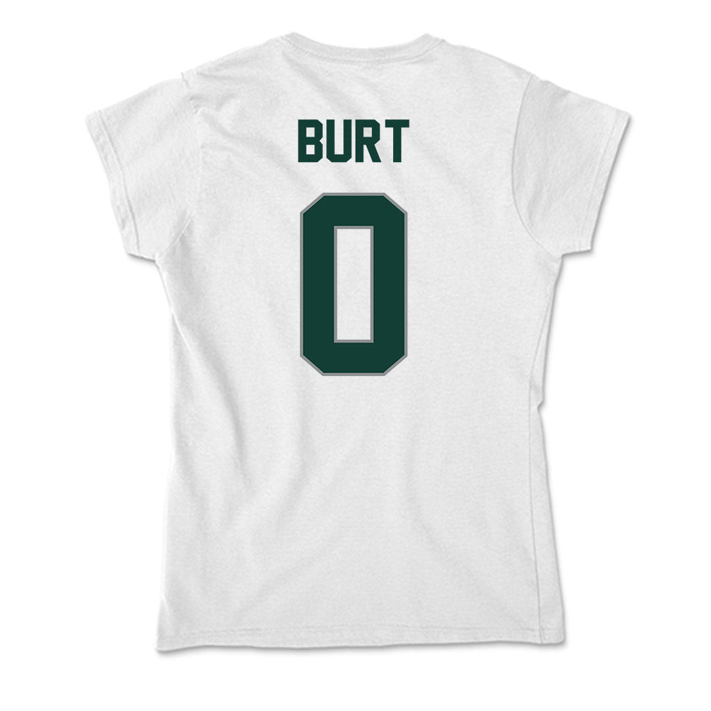Michigan State - NCAA Football : Nijhay Burt - Soft Style Women’s T-Shirt-1
