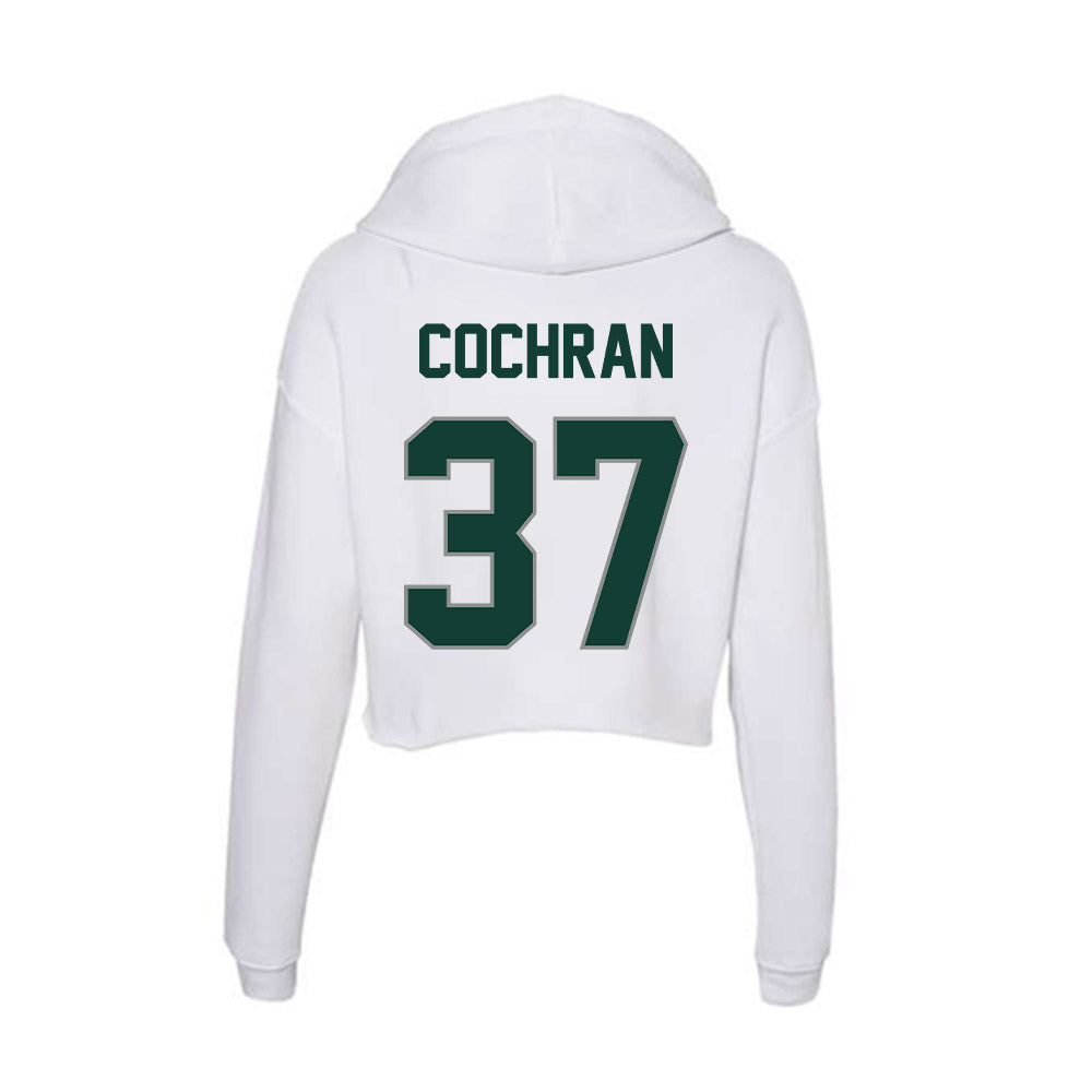 Michigan State - NCAA Football : Darelle Cochran - Women's Crop Fleece Hooded Sweatshirt-1
