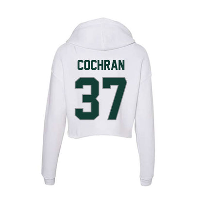 Michigan State - NCAA Football : Darelle Cochran - Women's Crop Fleece Hooded Sweatshirt-1