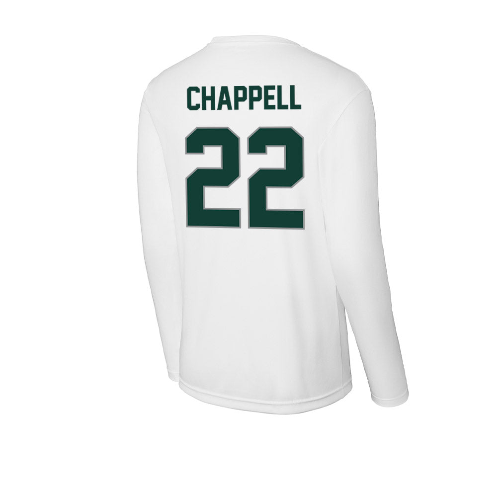 Michigan State - NCAA Football : Tyran Chappell - Activewear Long Sleeve T-Shirt-1