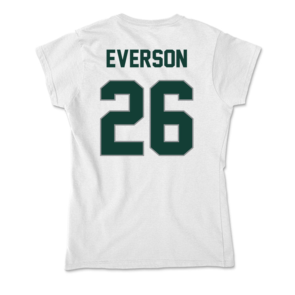 Michigan State - NCAA Baseball : Andrew Everson - Soft Style Women’s T-Shirt-1