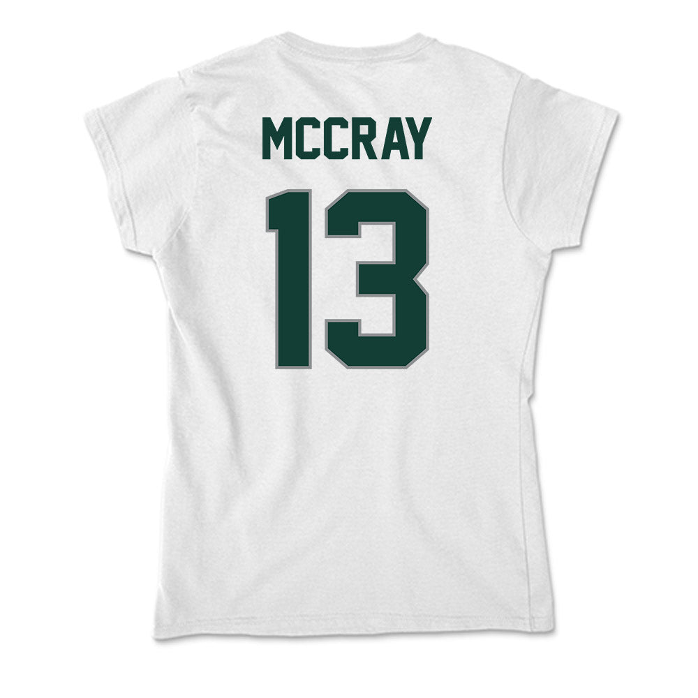 Michigan State - NCAA Football : Chrishon McCray - Soft Style Women’s T-Shirt-1