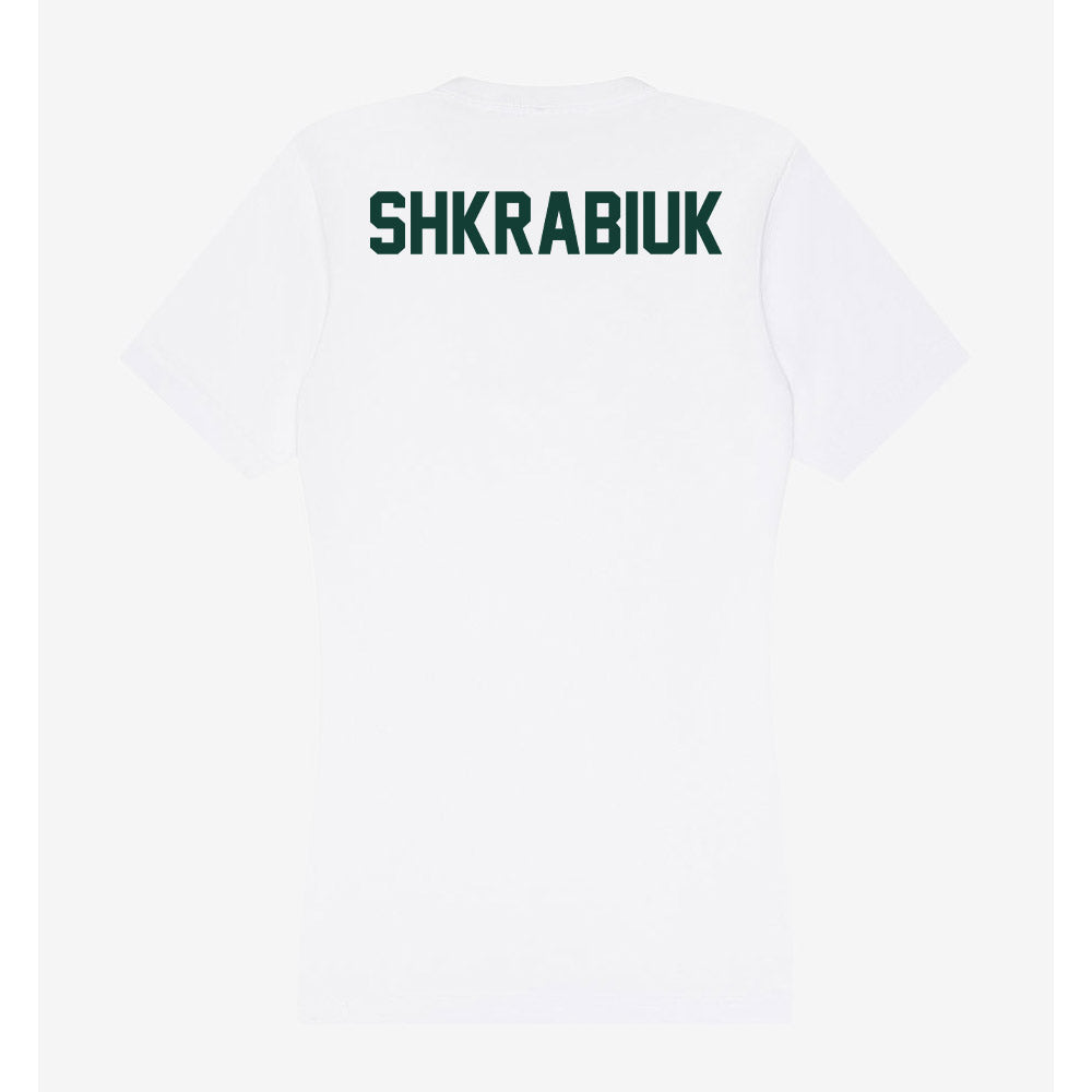 Michigan State - NCAA Women's Rowing : Mary Shkrabiuk - Women's V-Neck T-Shirt-1