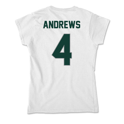 Michigan State - NCAA Women's Volleyball : Madi Andrews - Soft Style Women’s T-Shirt-1
