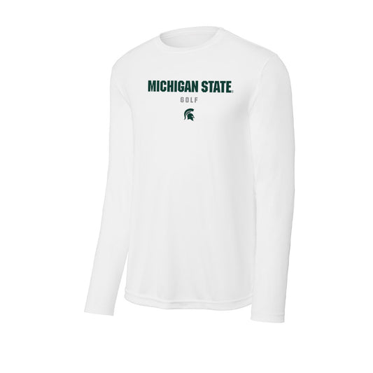 Michigan State - NCAA Men's Golf : Pierce Morrissey - Activewear Long Sleeve T-Shirt