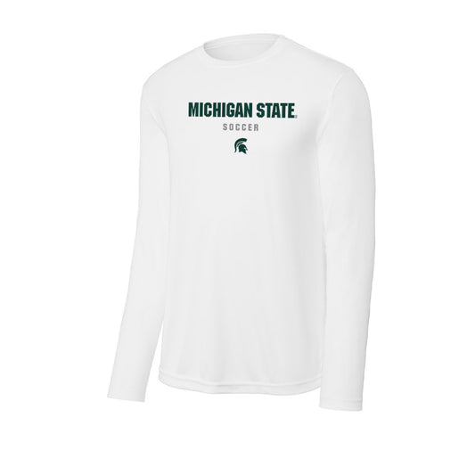 Michigan State - NCAA Men's Soccer : Per Reinert Bredvei - Activewear Long Sleeve T-Shirt-0