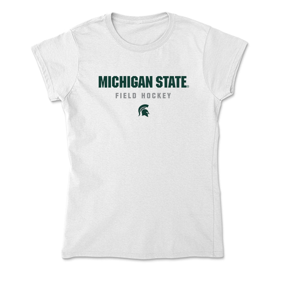 Michigan State - NCAA Women's Field Hockey : Ellie Kendall - Soft Style Women’s T-Shirt-0