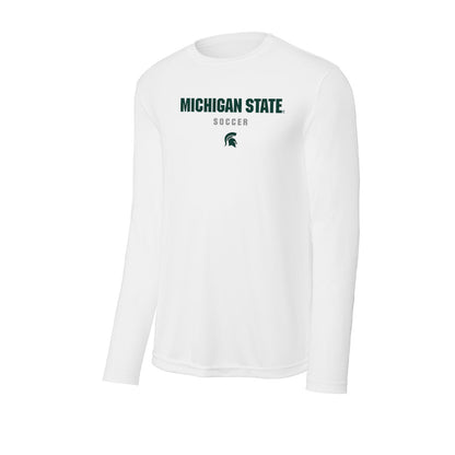 Michigan State - NCAA Men's Soccer : Dominic Dono - Activewear Long Sleeve T-Shirt-0