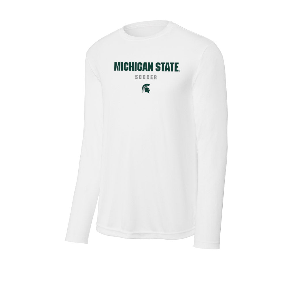 Michigan State - NCAA Men's Soccer : Aidan Phelan - Activewear Long Sleeve T-Shirt-0