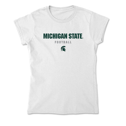 Michigan State - NCAA Football : DiMari Malone - Soft Style Women’s T-Shirt-0