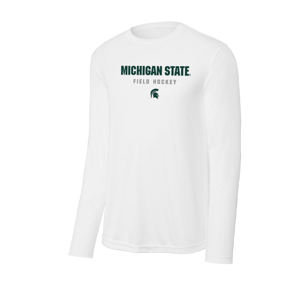 Michigan State - NCAA Women's Field Hockey : Natalie Arnold - Activewear Long Sleeve T-Shirt-0
